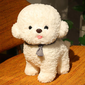 Toptan PP pamuk beyaz kahverengi yeni sevimli peluş oyuncak yavru bebek yaratıcı köpek bebek doğum günü hediyesi çocuk mevcut doğum günü hediyesi - Product Image 4