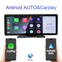 Écran tactile multimédia 9 "/10.26" CarPlay et Android Auto-Navigation GPS IPS 600P, lecteur MP5 Moniteur PND portable