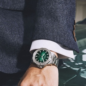 Reloj de buceo con bisel giratorio luminoso, procesamiento personalizado OEM, relojes mecánicos automáticos para hombre, MOQ bajo. - Product Image 3