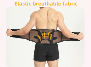 New Arrival Copper Compression <b>Waist</b> Trainer Support Adjustable Trainer Sweat Bands <b>Waist</b> <b>Trimmer</b> Belt - Product Image 4