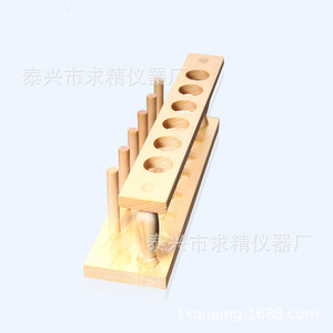 Wooden Test Tube Rack 6 8 10 12 Hole Biology Teaching Instrument Laboratory Equipment - Product Image 1