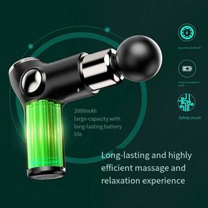 Inalámbrico recargable percusión vibración músculo <span class=keywords><strong>Mini</strong></span> pistola Facial tejido profundo <span class=keywords><strong>Facia</strong></span> masajeador para cuerpo cabeza masaje de pies - Product Image 5