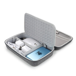 Estuche <span class=keywords><strong>de</strong></span> transporte directo <span class=keywords><strong>de</strong></span> fábrica para organizador <span class=keywords><strong>de</strong></span> accesorios tecnológicos, estuche impermeable <span class=keywords><strong>de</strong></span> almacenamiento <span class=keywords><strong>de</strong></span> carcasa dura <span class=keywords><strong>de</strong></span> <span class=keywords><strong>viaje</strong></span>, bolsa con cremallera y correa <span class=keywords><strong>de</strong></span> mano - Product Image 3