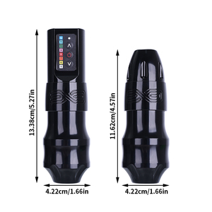 ชุดสักมืออาชีพเครื่องสักไร้สายชุดสมบูรณ์พร้อมขั้วต่อ RCA ชุดเครื่องปากกาแบตเตอรี่ขนาด4.0มม. - Product Image 6