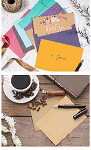 Usine Bon marché Enveloppe d'affaires noire de marquage à chaud Enveloppe impression logo personnalisé Enveloppe fenêtre logo impression étanche - Product Image 5