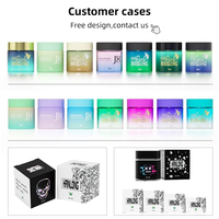 Pots de stockage de fleurs de luxe 1oz 2oz 3oz 4oz anti-odeur pour enfants Conteneur de bocal en verre à fenêtre transparente avec couvercles résistants aux enfants
