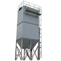 Filtre à cendres volantes de maison de sac de chaudière industrielle de vente chaude/filtre à poussière de type sac utilisé au sommet du silo à ciment