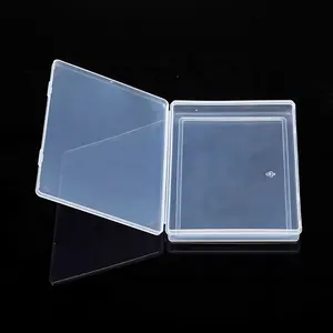 Portable Small Hard Clear Packaging Storage Box Wholesale Organizer Container With Transparent Lid