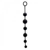 Perlas Anales de Silicona Negra, Tapón Anal, Perlas Anales para Mujeres