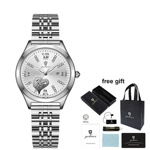 Gohuos 7816 Nuevo <span class=keywords><strong>Reloj</strong></span> de Pulsera de Lujo para Mujer, Resistente al Agua, <span class=keywords><strong>Reloj</strong></span> de Cuarzo Original para Damas, con Caja y Bolsa - Product Image 5
