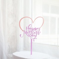 Ins-Style Acryl Muttertags-Kuchenaufsatz Kuchendekoration Lieferant