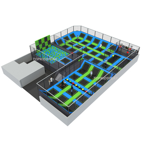 <span class=keywords><strong>Trampoline</strong></span> professionnel personnalisé jeu intérieur parc <span class=keywords><strong>de</strong></span> saut enfants <span class=keywords><strong>Trampoline</strong></span> <span class=keywords><strong>Fitness</strong></span> avec parcours Ninja - Product Image 2