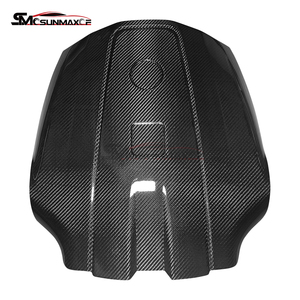 Couvre-moteur en fibre de carbone sèche AMG GT pour Mercedes BENZ GTC GTR 2015-2023, tissage en carbone 3K en finition brillante - Product Image 1