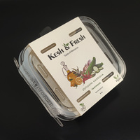 Offre spéciale Boîte d'emballage en plastique PET Jetable Transparent Supermarché Boîte de conservation des fruits et légumes Blister Plateau