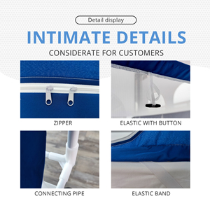 100% Polyester chất lượng cao lưới vải lưới muỗi vuông giường tán với 4 góc bài viết cho nhà sử dụng cửa dịp - Product Image 5