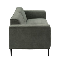 Canapé sectionnel gonflable convertible 2 places inclinable avec massage, design moderne, pieds en métal, idéal pour appartement, entrée, sous-sol, salon