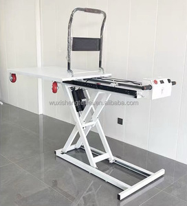 Tables élévatrices hydrauliques portables à ciseaux <span class=keywords><strong>électrique</strong></span>s avec <span class=keywords><strong>rail</strong></span> <span class=keywords><strong>coulissant</strong></span> <span class=keywords><strong>pour</strong></span> manutention de marchandises en voiture, hauteur de levage 66 cm avec chariot - Product Image 6