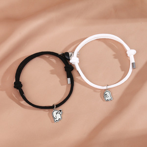 Pulsera magnética ajustable <span class=keywords><strong>de</strong></span> <span class=keywords><strong>la</strong></span> <span class=keywords><strong>amistad</strong></span> para mujer, joyería personalizada, mejor amigo, pareja, <span class=keywords><strong>amistad</strong></span> <span class=keywords><strong>de</strong></span> <span class=keywords><strong>la</strong></span> suerte - Product Image 4