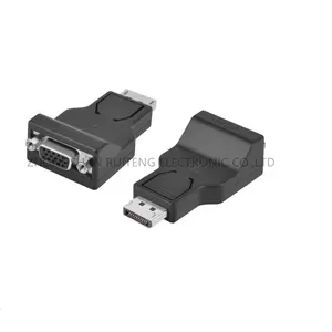 DisplayPort Ke VGA Adapter Konverter Aktif Displayport Kompak DP Ke VGA