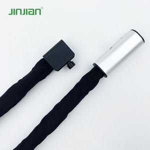 Jinjian Serrure à chaîne bleue Serrure de porte à chaîne <span class=keywords><strong>antivol</strong></span> pour vélo Couverture en nylon Logo personnalisé Serrure de porte à chaîne de sécurité Certificat <span class=keywords><strong>ART</strong></span> 1 - Product Image 6