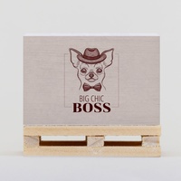 Cube de notes autocollantes d'étude de bureau de vente directe d'usine avec des motifs exquis et mignons, cube de notes autocollantes portable personnalisable