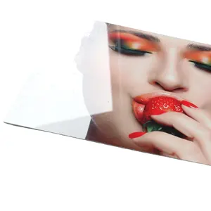 Factory aluminium sublimation blank board Single/Double sided coating Right/round corner custom color Glossy White price