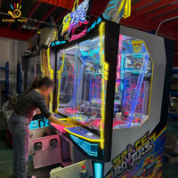Golden Hand Space Rovers Machine de jeu d'arcade de rédemption en métal pour centre commercial, à usage commercial et de divertissement, à fort potentiel de profit, version anglaise