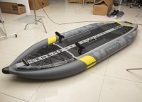 Planches de pêche personnalisées en usine 11 'x 47 ''x 6'' planche de paddle gonflable planche de paddle gonflable de pêche