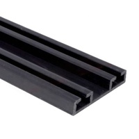 Panneau isolé Fond de porte de garage sectionnel Profilé de retenue en plastique PVC en forme de L
