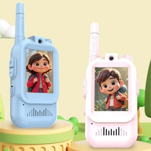 วิทยุสื่อสารของเล่นเด็กแบบหน้าจอแสดงผลระยะไกล ชาร์จผ่าน USB กันน้ำ พร้อมจอแสดงผลการชาร์จ จำลองการใช้งานแบบไร้สาย - Product Image 1