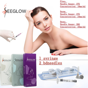 Seeglow Derm Deep 2ml Gel Filler Iniettabile Sbiancante per Viso, Mento, Labbra, Seno e Mani con <span class=keywords><strong>Acido</strong></span> <span class=keywords><strong>Ialuronico</strong></span> - Product Image 1