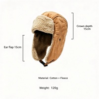 Chapeau d'hiver pour la protection des oreilles, bonnet chaud pour le ski, les voyages, les sports de plein air, pour hommes et femmes
