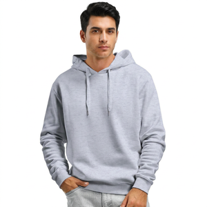 Sudadera con Capucha para Hombre, Nueva Colección, 100% Algodón de Alta Calidad con Técnicas de Bordado y Teñido Anudado, Diseño Sólido, para Invierno - Product Image 1
