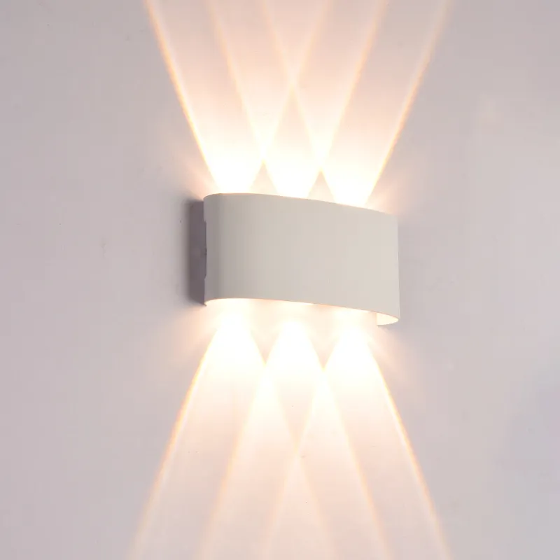 Atacado 6W levou parede lâmpada decorativa levou parede quantidade iluminação moderna up down casa luzes interiores