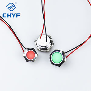 CHYF IP65 Wasserdichte LED-Kontroll leuchte aus Edelstahl 10mm 12mm 16mm 19mm 22mm Rot/Gelb/Blau Signallampe 3-6V - Product Image 6