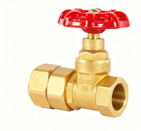 Vanne à opercule en laiton, télescopique, raccord fileté, commande manuelle, pour système d'alimentation en eau, PN16, OEM1/2in-1in