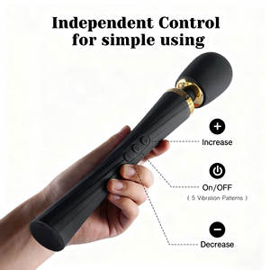 Massageador Portátil Sem Fio para Viagens, Relaxamento Muscular Corporal, Massageador Corporal de Silicone para Vagina - Product Image 4