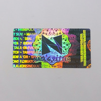 Autocollants holographiques 2D/3D personnalisés, étiquettes holographiques or/argent, autocollants d'étiquettes sécurisées holographiques