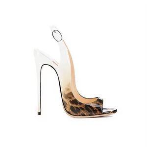 Designer Sexy Patent Leather Women's Shoes Ladies Office Business High Heel Shoes Women Open Toe Pumps Stiletto Heeled <b>Sandals</b> - Product Image 1