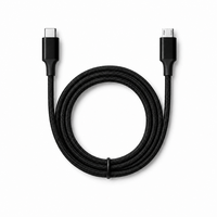 Kabel Type-C ke Micro USB Anyaman Kepang Pengisian Cepat & Sinkronisasi Data untuk Ponsel Panjang Dapat Disesuaikan