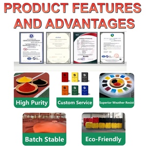 Pigments d'oxyde de fer rouge, jaune et noir pour revêtements de béton et production de briques – Fournisseur en gros, prix direct usine <span class=keywords><strong>Fe2O3</strong></span> - Product Image 2