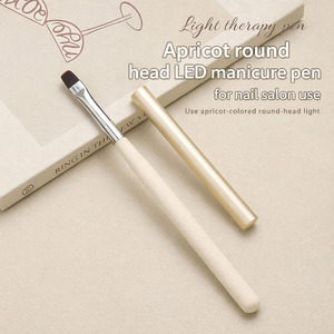 Pinceau à ongles en gel personnalisable avec virole en aluminium, poils en nylon doux faciles à nettoyer pour le design d'ongles dégradé, manucure en salon - Product Image 3