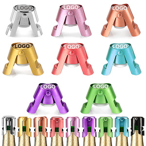 Metal Wine Stoppers Copper Gold Silver Sealing Bottle Stopper For Champagne Sparkling Red Wine Portable Design - Product Image 4