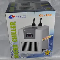 Refroidisseur de réservoir de poissons d'aquarium RESUN CL-280, petit refroidisseur, condenseur