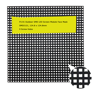 Kit de masque à module LED CTSC, pièces de coque inférieure en plastique <span class=keywords><strong>PC</strong></span> de qualité et accessoires d'écran, masque en maille LED résistant à la température et à la lumière - Product Image 5