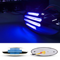 Nouvelle lampe de signalisation latérale ovale LED pour camion WTTG 240202-Y02 3x6 pouces, 12V 24V, étanche IP67, multicolore, clignotant