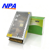 Alimentation industrielle à découpage 250W 12V 20A, boîtier métallique, double entrée de tension, alimentation centralisée haute efficacité