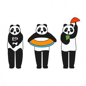 Imán de Refrigerador con Diseño de Panda, Imán 3D para Refrigerador con Forma de Animal, Logotipo Personalizado de Alta Calidad - Product Image 1