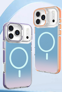 Ống kính mới chủ điện thoại di động Trường hợp TPU PC màu trường hợp bìa với vỏ từ tính cho <span class=keywords><strong>iPhone</strong></span> 17 Pro Max mùa thu bảo vệ trường hợp điện thoại - Product Image 4