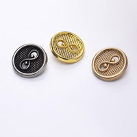 Petite veste en tweed de luxe à fourrure parfumée, boutons métalliques creux en forme de 8, boutons de pull, décoration de vêtements, cœur, étoile